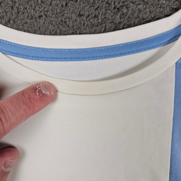 Puma Uruguay National Team Soccer Jersey White Blue AUF Mens Small Short Sleeve - Picture 3 of 12